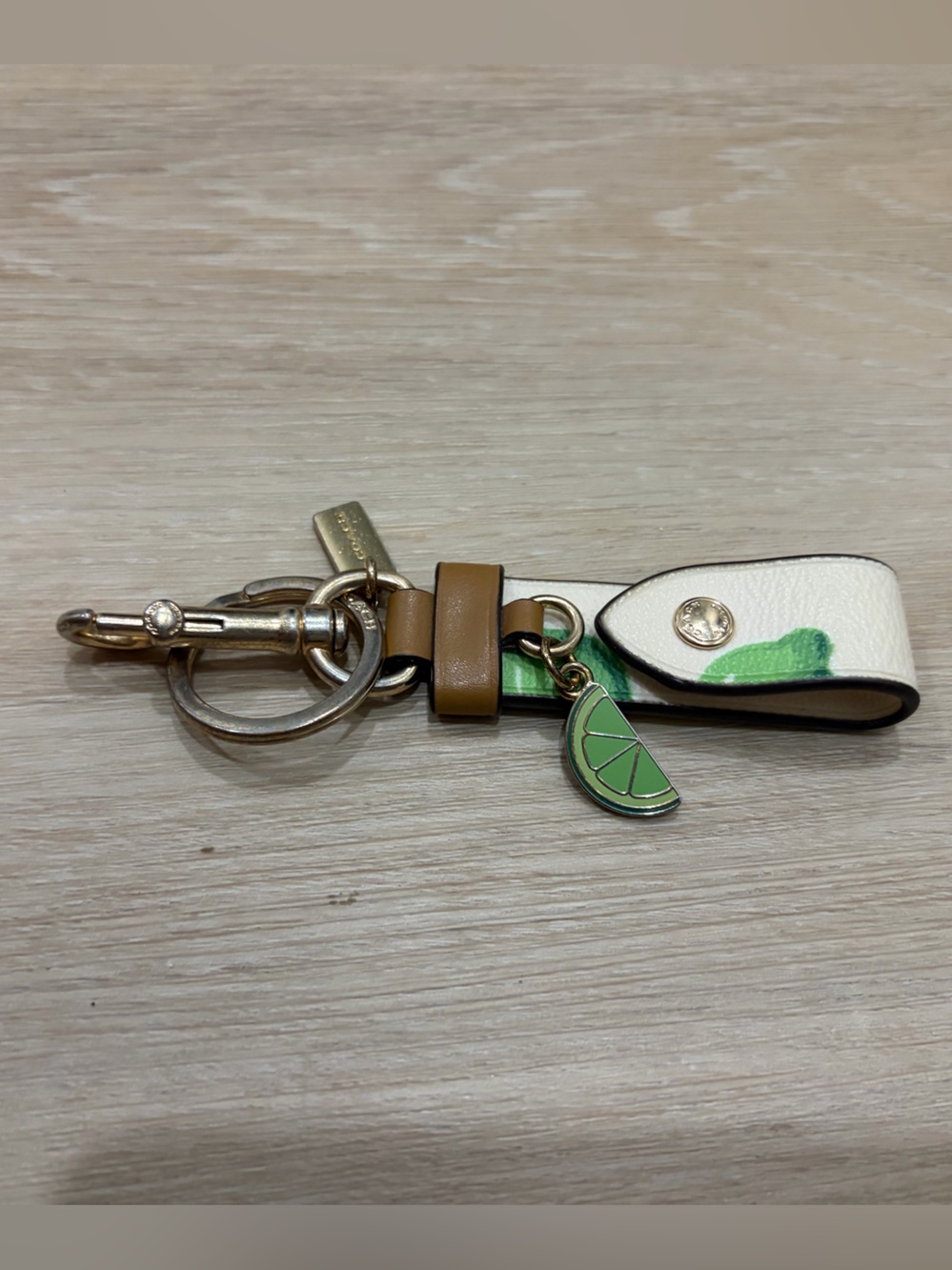 Coach Citrus Slice w/Limes Key Holder